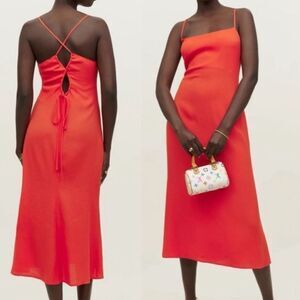 Reformation Dover Dress Hot Days in Size 2